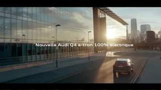 nouvelle Audi Q4 e-tron 100% électrique "le futur nous anime" Pub 30s