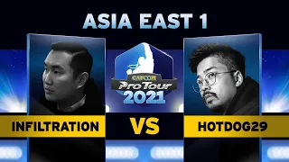 Infiltration (Juri) vs. HotDog29 (M. Bison) - Top 8 - Capcom Pro Tour 2021 Asia East 1