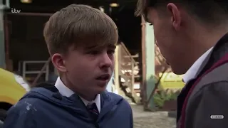 Coronation Street: Mason Threatens Liam With A Knife (22/11/23)