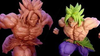 Dragon Ball Super: BROLY// figure// clay// timelapse//