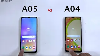 SAMSUNG A05 vs SAMSUNG A04 - Speed Test