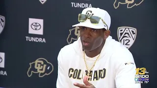 Deion Sanders fired up after Buffs win