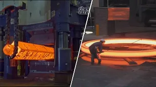 Amazing !! Biggest Heavy Duty Hammer Forging Process | Skill Workers in Dangerous Works