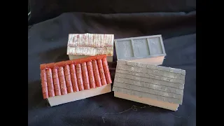 Scale model roofs. How to make.