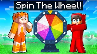 Minecraft But SPIN THE WHEEL...