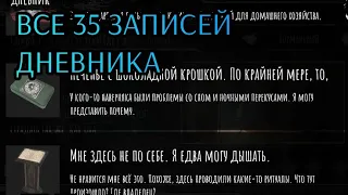 Все 35 записей дневника! Глава 1. Eyes the horror game.