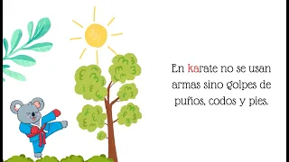 Cuento con la letra Kk. KARINA, LA KOALA KARATEKA