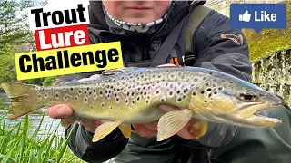 Trout fishing BUT I have to Change the Lure After Every Fish! Fishing Challenge