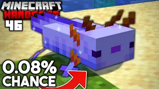 I Found the RAREST Axolotl in Minecraft Hardcore (#46)