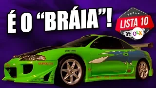 10 CARROS DO BRIAN - xunados VELOZES E FURIOSOS (by membros - OLX)