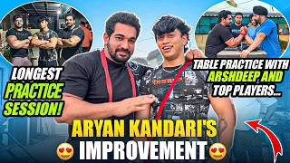Armwrestling Practice with Arshdeep and Top players 😱 ft. Aabhas Siddant Aryan amit shivanshu…
