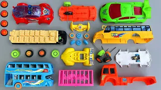 Detached Toys Part by parts | Disassemble Parts Of Pair Toys, Dump track, Disney Car, rc car etc