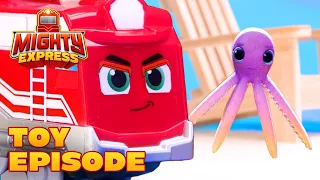 Octopus Onboard | Mighty Express Toy Play Episodes | Toy Play for Kids