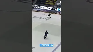SWEDEN U16 ICE HOCKEY GOAL