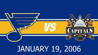 Blues Highlights: Blues at Capitals: January 19, 2006