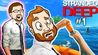 STRANDED DEEP CO-OP - This Island is a Nightmare (#1) | CHAD & RUSS