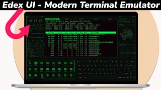 EDEXUI -  Stunning Terminal Emulator / System Monitor For Linux, macOS & Windows