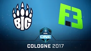 CS:GO - BIG vs. Flipsid3 [Cache] Map 1 - Ro12 - ESL Cologne 2017 EU Qualifier