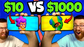 $10 vs $1000 Brawl Stars Account! 🏆 *TROPHY RACE*