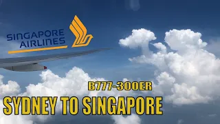 Flight Report | Singapore Airlines | Sydney to Singapore | B777-300ER | Economy SQ212