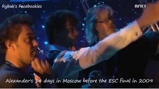 Alexander Rybak - 14 days in Moscow before the ESC final in 2009