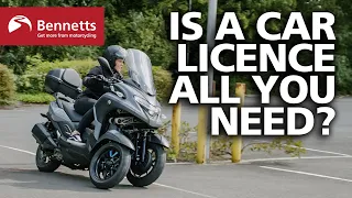 Can you ride the Yamaha Tricity 300 with just a car licence? [ Full Review ]