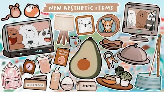 Toca Life World : WHERE TO FIND MY FAV AESTHETIC ITEMS🥑🍑🌿 | TOCA BOCA UPDATE