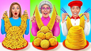 Кулинарный Челлендж: Я против Бабушки | Смешные Моменты от Jelly DO Challenge