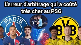 L'erreur d'arbitrage qui a coûté très cher au PSG