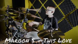 Maroon 5 - This Love - Drum Cover Play Through by Nikodem Hodur age 10