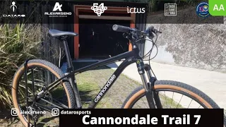 Bicicleta Cannondale Trail 7 SUB  V16 Preto. Mtb Aro 29