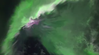 Northern lights storm over Iceland, August 27, 2015