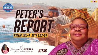 Peter's Report | PSALM 110:1–4; ACTS 2:22–24, 29–32 Bible Study | 04.28.24 | UMI | #Sundayschool