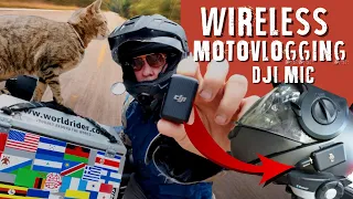 My Wireless Motovlog Setup & Test Ride w/DJI Mic + RØDE Lavalier Microphone—Riding The World Ep 128