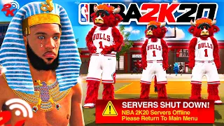 THE LAST DAY OF NBA 2K20... (SERVERS SHUT DOWN)