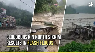 Cloudburst In North Sikkim Results In Massive Flash Floods, 23 Army Personnel Missing