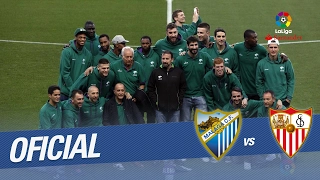 Homenaje de La Rosaleda al Unicaja por su título de la Eurocup