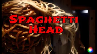 "Spaghetti Head", an AI video horror trailer