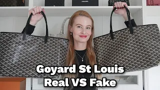 Goyard St Louis Tote Bag Real VS Fake ❌ || Learn How To Spot The Differences