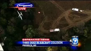 Helicopter, plane collide in deadly Frederick crash