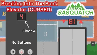 Getting INSIDE The Bank Elevator (Where Does It Go?) - Sneaky Sasquatch