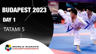 KARATE World Championships | Day 1 – Tatami 5 | WORLD KARATE FEDERATION