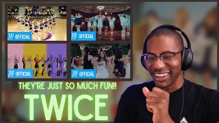 TWICE | 'CHEER UP', 'TT', 'KNOCK KNOCK', 'Dance The Night Away' REACTION | They're just so much fun!