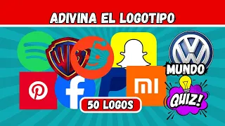 Adivina los logos | Preguntas nivel fácil de logos famosos | Mundo Quiz [50 Logos]