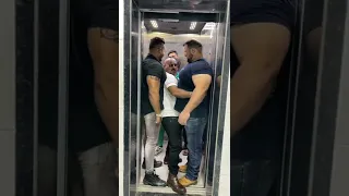 Prank on lift