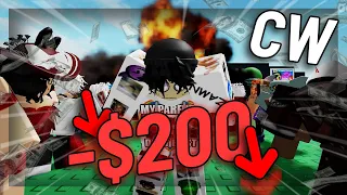 How I Lost $15,000 ROBUX In COMBAT WARRIORS! (CC Tourney)