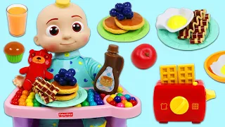 Cocomelon Baby JJ Eats Big Breakfast Meal Time & Story Time with Family & Friends Water Art Book!