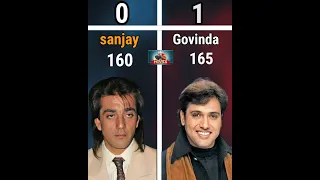 Sanjay dutt vs govinda full comparison video l #comparison #sanjaydutt #govinda #song #movie