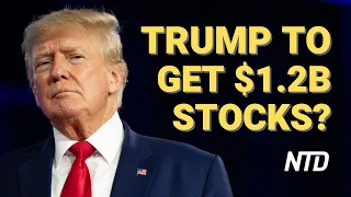 Trump on Brink of $1.3 Billion Stocks Windfall | Business Matters Full Broadcast (April 22)