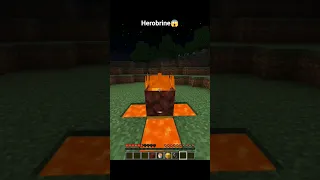 Summoning HEROBRINE 🤯😱#shorts